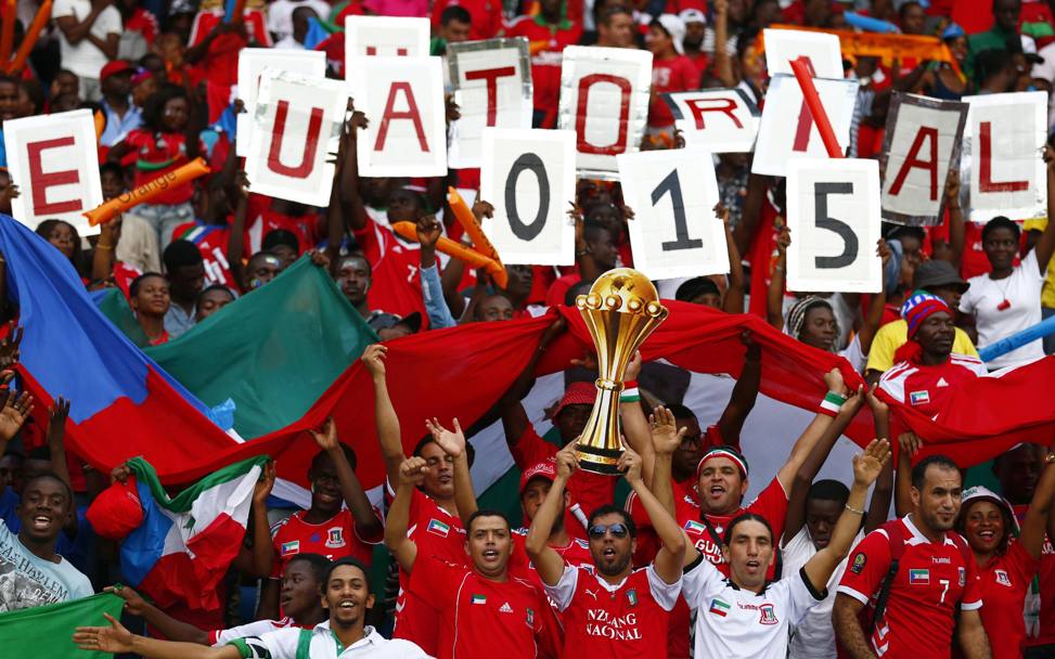 Coppa d&#39;Africa di calcio: fan della Guinea Equatoriale, a Bata (REUTERS)